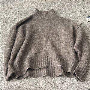 Express Cozy Brown Turtle Neck Sweater